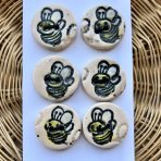Happy Bumble Bee Buttons