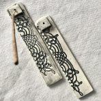 Black & White Lace Incense Stick Holder