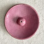 Round Incense Holder – Pink Opal