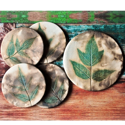 Leaf Coaster & Trivet  Sets -Choose Your Leaf