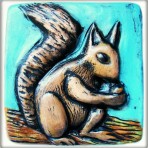 Squirrel Wall Tile