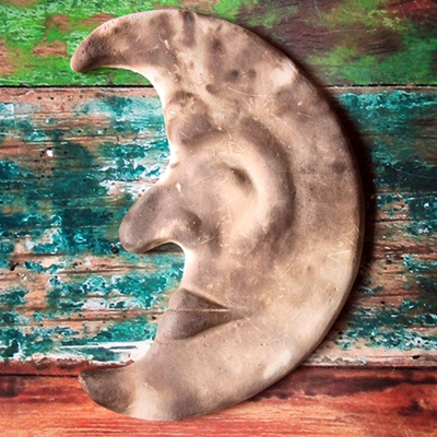 Pit-fired Moon